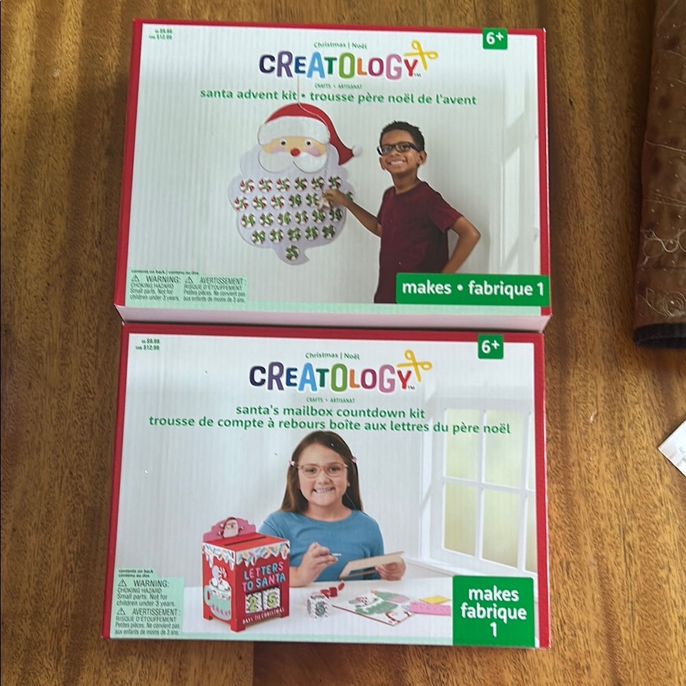 Santa Advent Kit and Santa’s Mailbox Count down Kit. NWOT